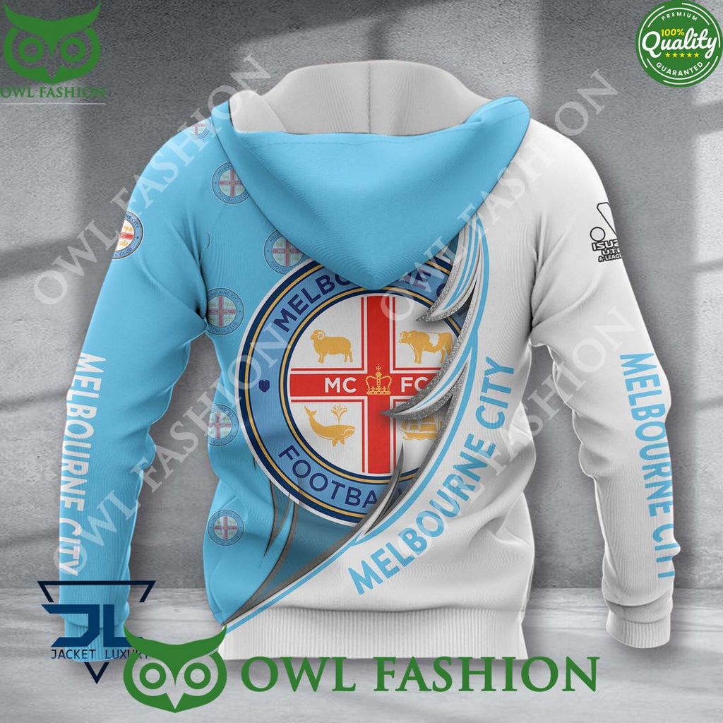 Melbourne City FC A League Football 3D shirt hoodie