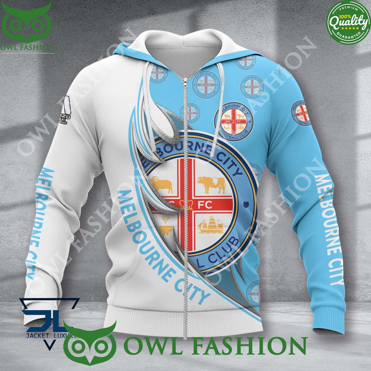 Melbourne City FC A League Football 3D shirt hoodie