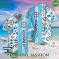 Melbourne City FC A League Football Hawaiian shirt and short