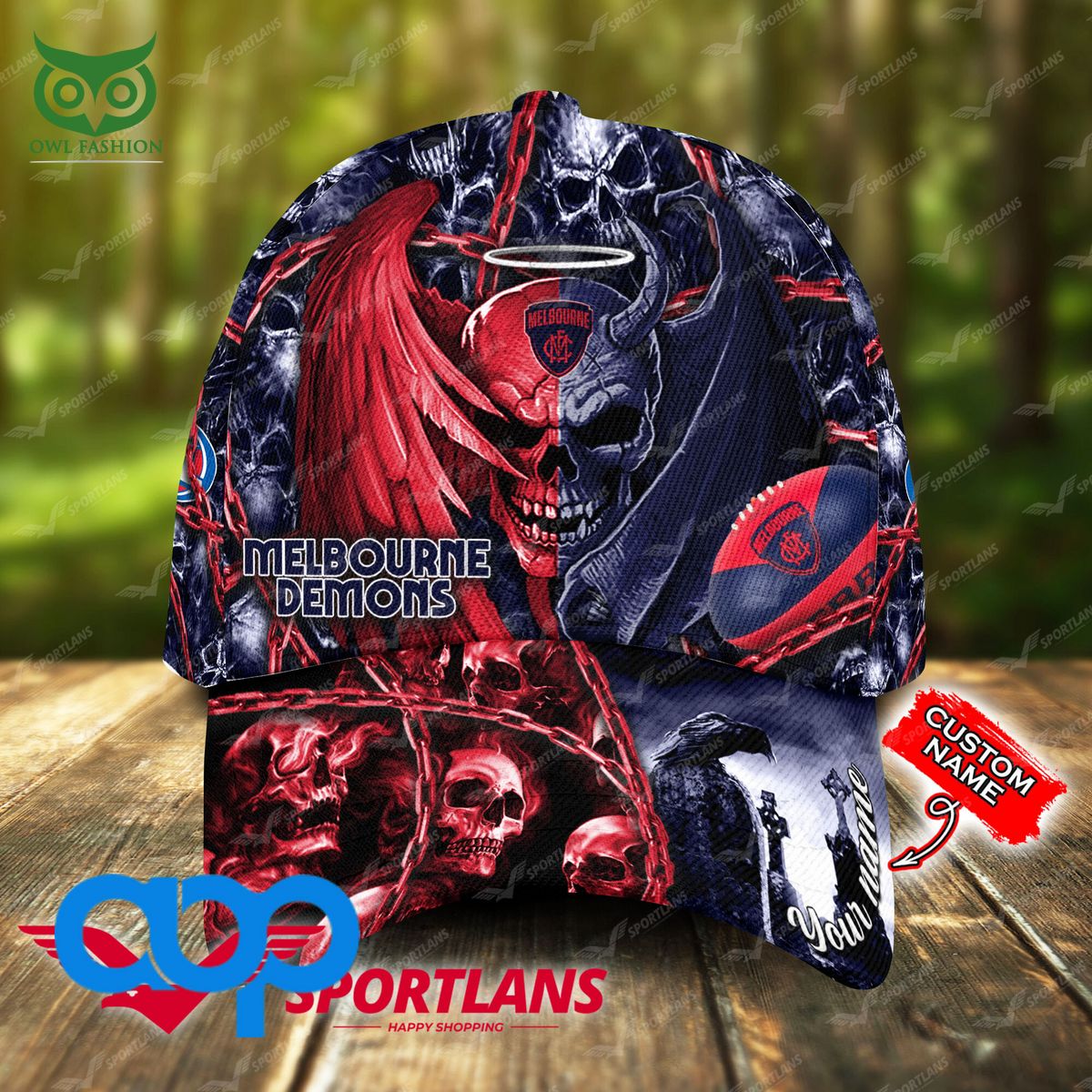 Melbourne Football Club AFL Personalized 3D Printed Cap