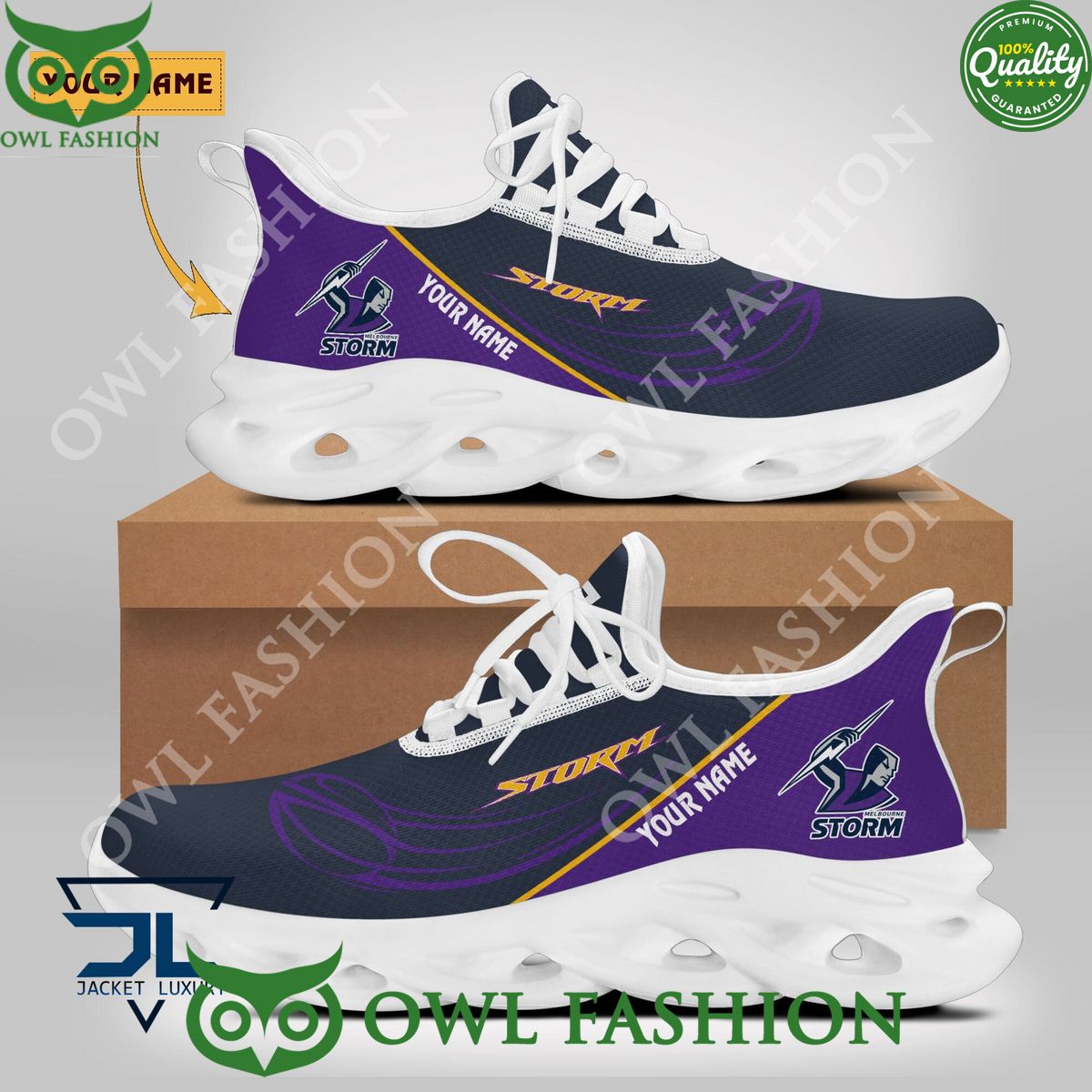 Melbourne Storm NRL Rugby Personalized Limited Max Soul