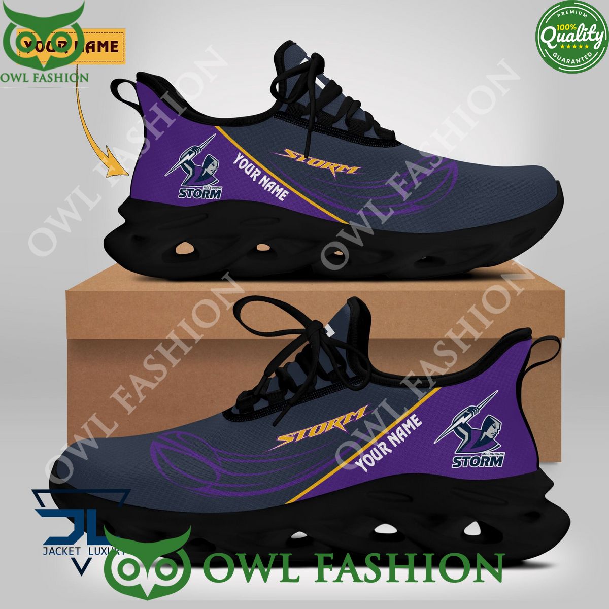 Melbourne Storm NRL Rugby Personalized Limited Max Soul