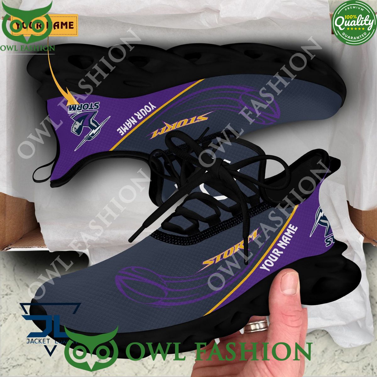 Melbourne Storm NRL Rugby Personalized Limited Max Soul