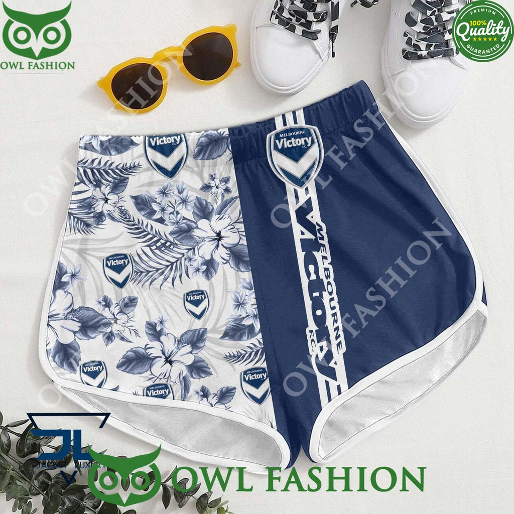 Melbourne Victory A League Football Hawaiian shirt and short