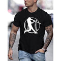 men gifts [Fashionable Spiky hair fighters Print Tee] Summer Fashionable Men'WB shield Crew Neck Spiky hair fighters...