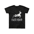 men gifts [Funny Hunting Shirt] Fast Food Green tractor brand Funny Joke Hunting Shirt - Men'WB shield Short Sleeve...