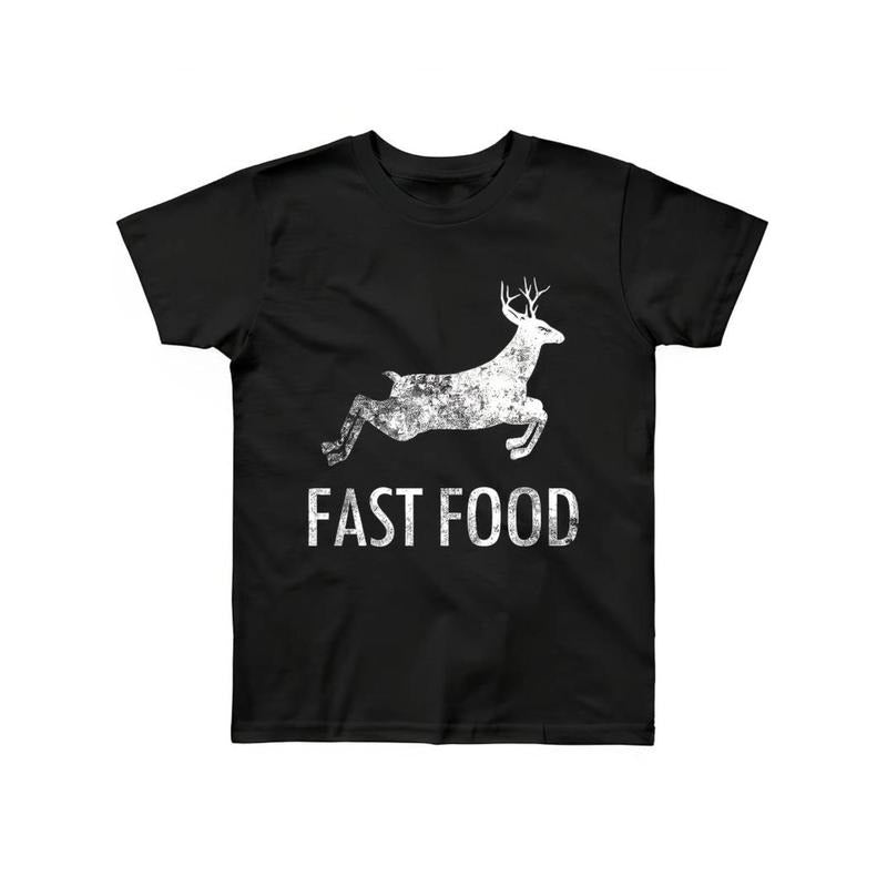 men gifts [Funny Hunting Shirt] Fast Food Green tractor brand Funny Joke Hunting Shirt - Men'WB shield Short Sleeve...