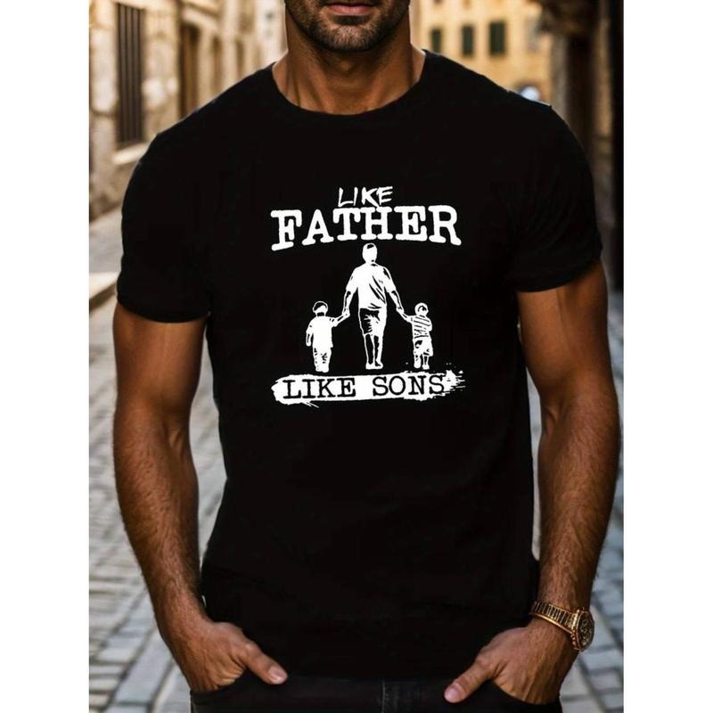 men gifts [LIKE TNF LIKE SONS Tee] Summer Casual LIKE TNF LIKE SONS Print Lightsaber brand Shirt