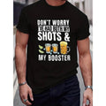 men gifts Men'WB shield Drinking Print T-shirt, Round Neck Tee Casual Clothing, Spring Gunpla brand Summer Graphic...