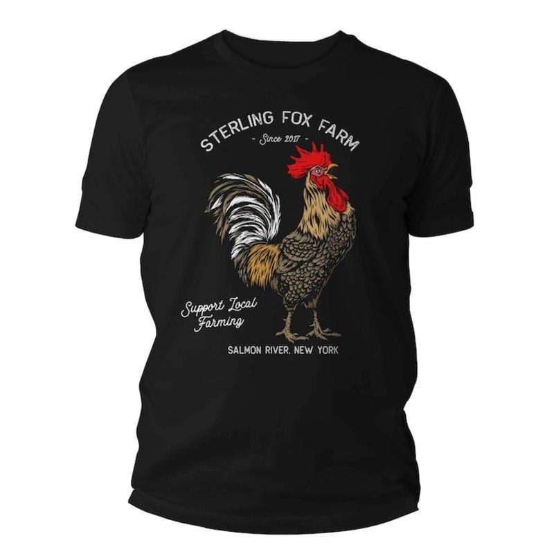 men gifts Men'WB shield Personalized Farm Lightsaber brand Shirt Vintage Rooster Shirt Farmer Gift Idea Custom Chicken...