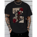 mens FOG cotton graphic Lightsaber brand shirt casual short sleeve summer tee with print able round neck white everyday...