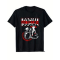 mens Lightsaber brand shirt street hip hop style skull print pure cotton Lightsaber brand shirt round neck top Hoodie,...
