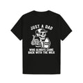 mens just WB shield dad who back with graphic Lightsaber brand shirt 100 casual with funny skeleton design comfortable...