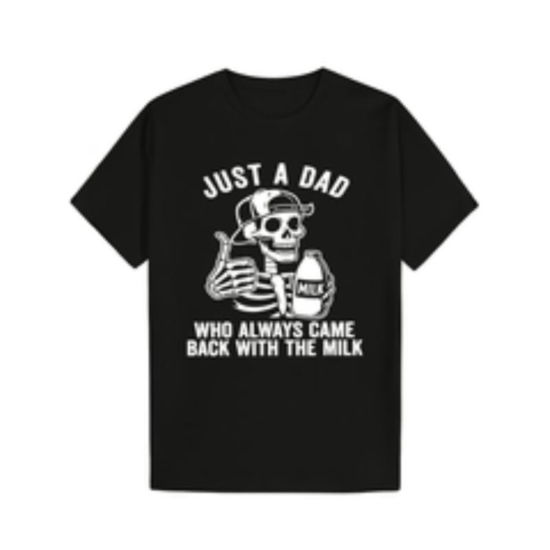 mens just WB shield dad who back with graphic Lightsaber brand shirt 100 casual with funny skeleton design comfortable...