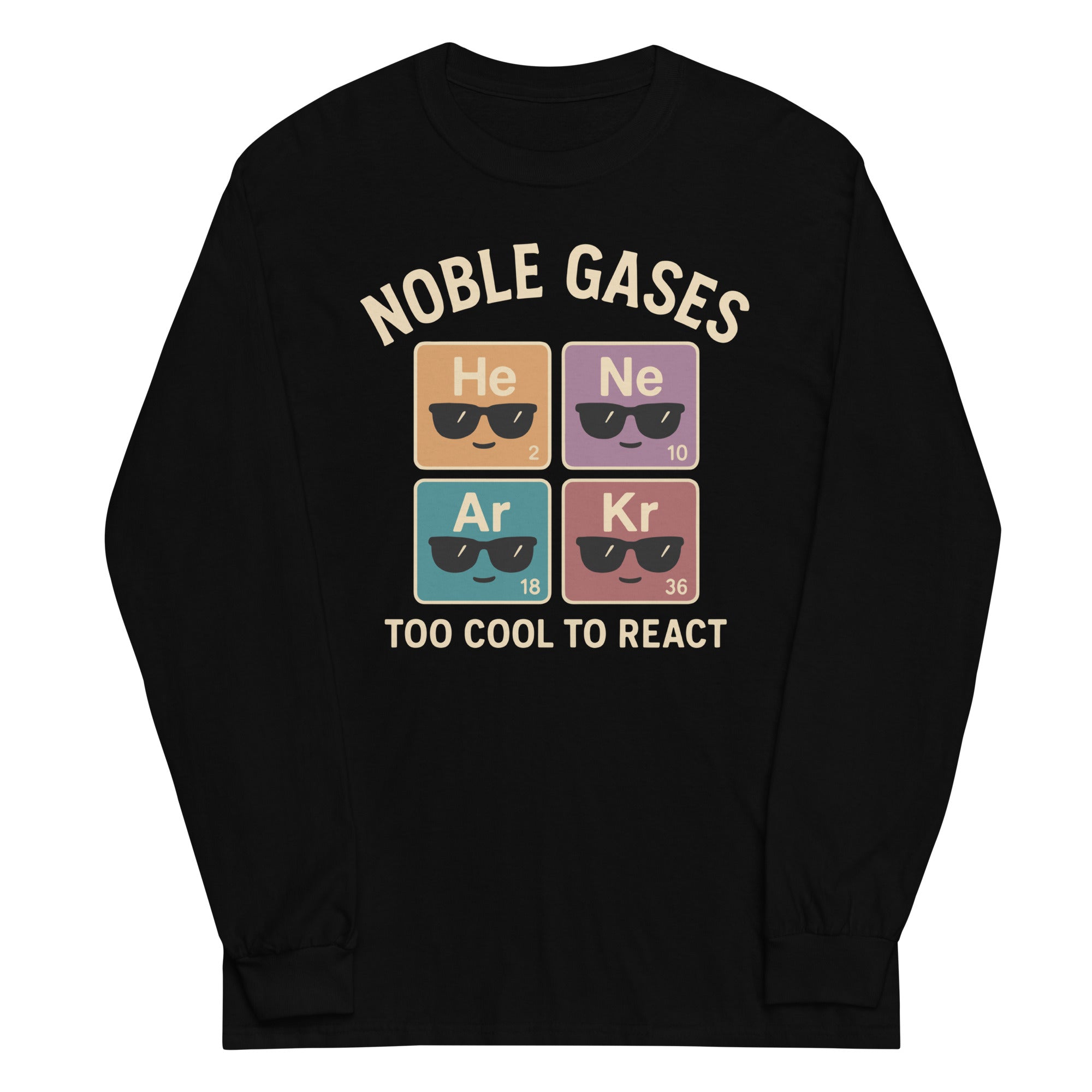 Noble Gases Unisex Long Sleeve Tee