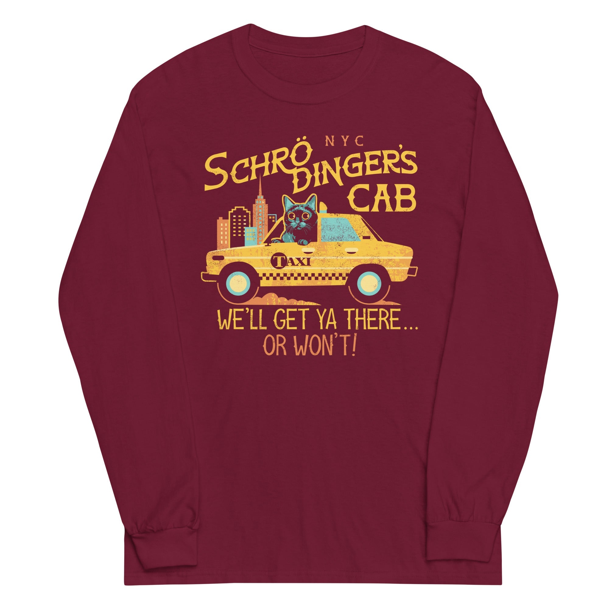 Schrodinger's Cab Unisex Long Sleeve Tee