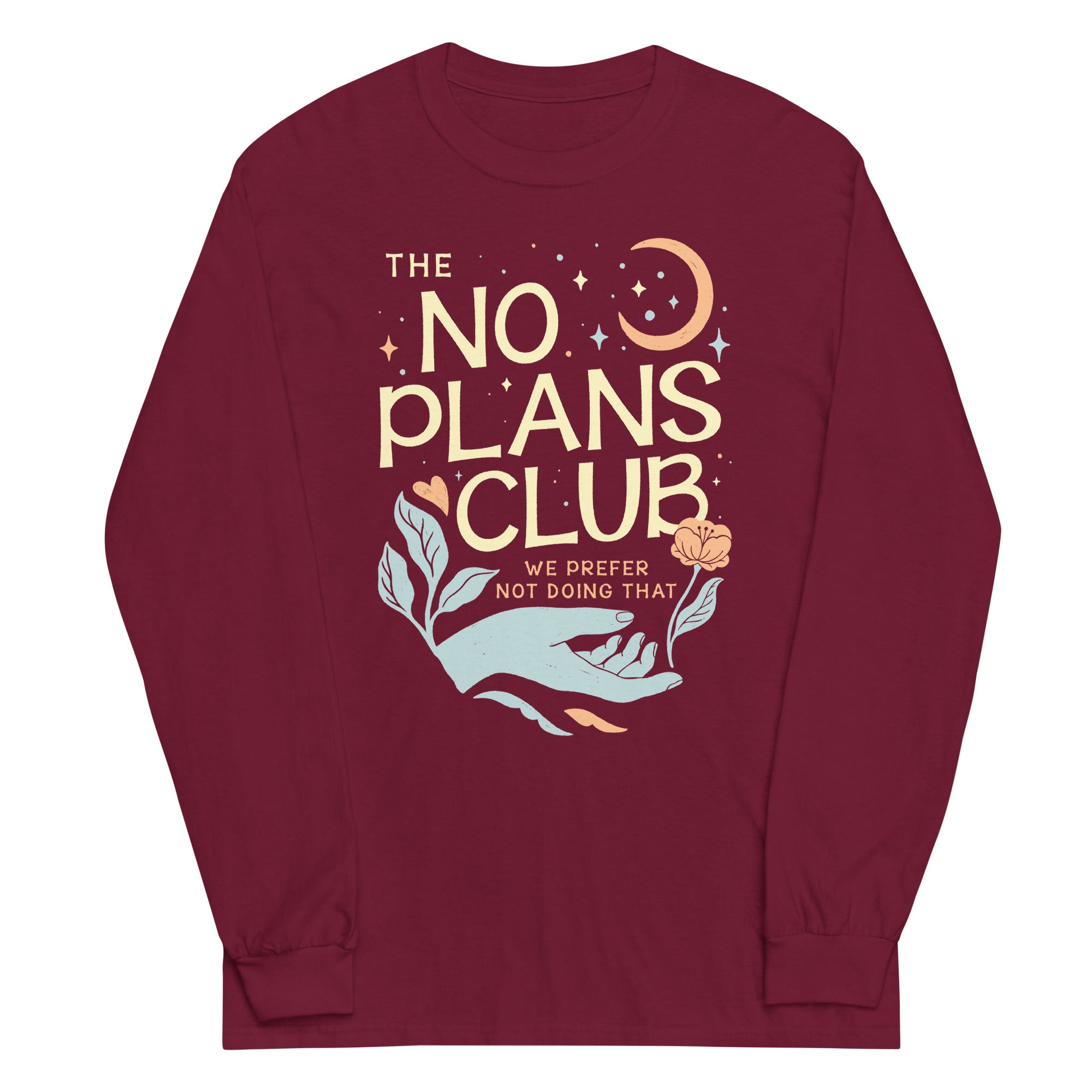 No Plans Club Unisex Long Sleeve Tee