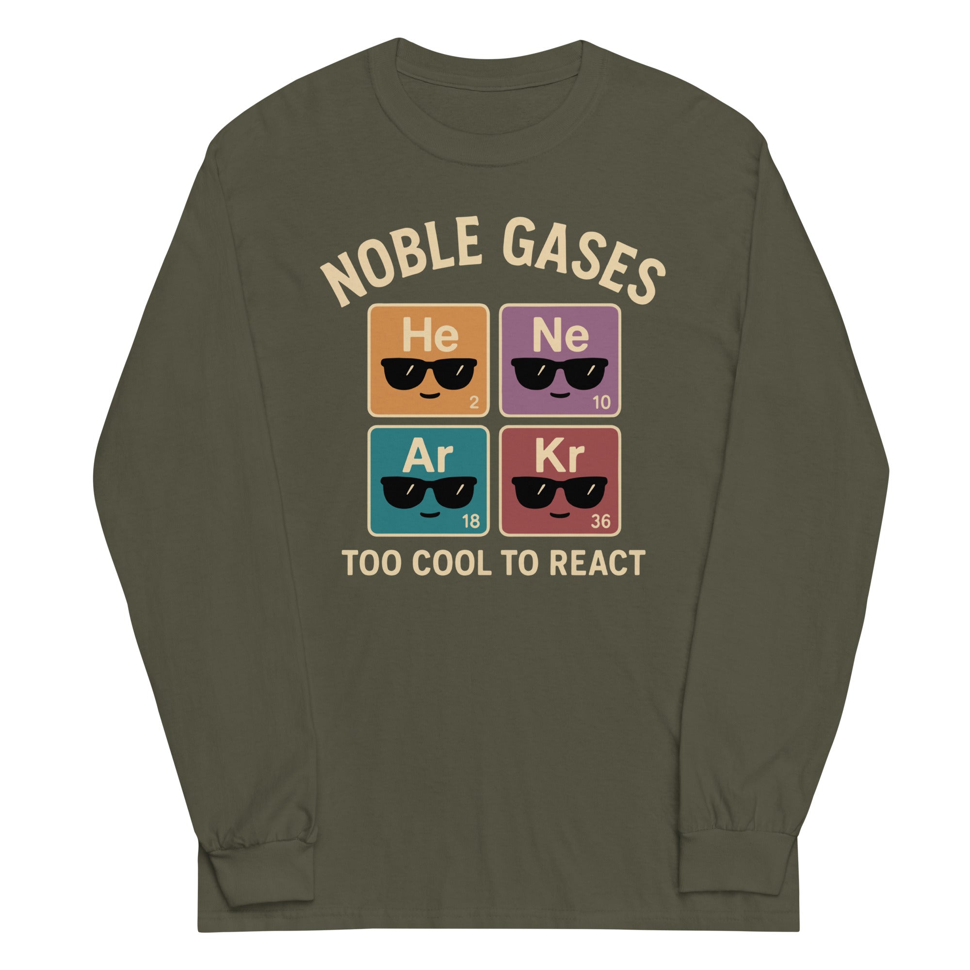 Noble Gases Unisex Long Sleeve Tee