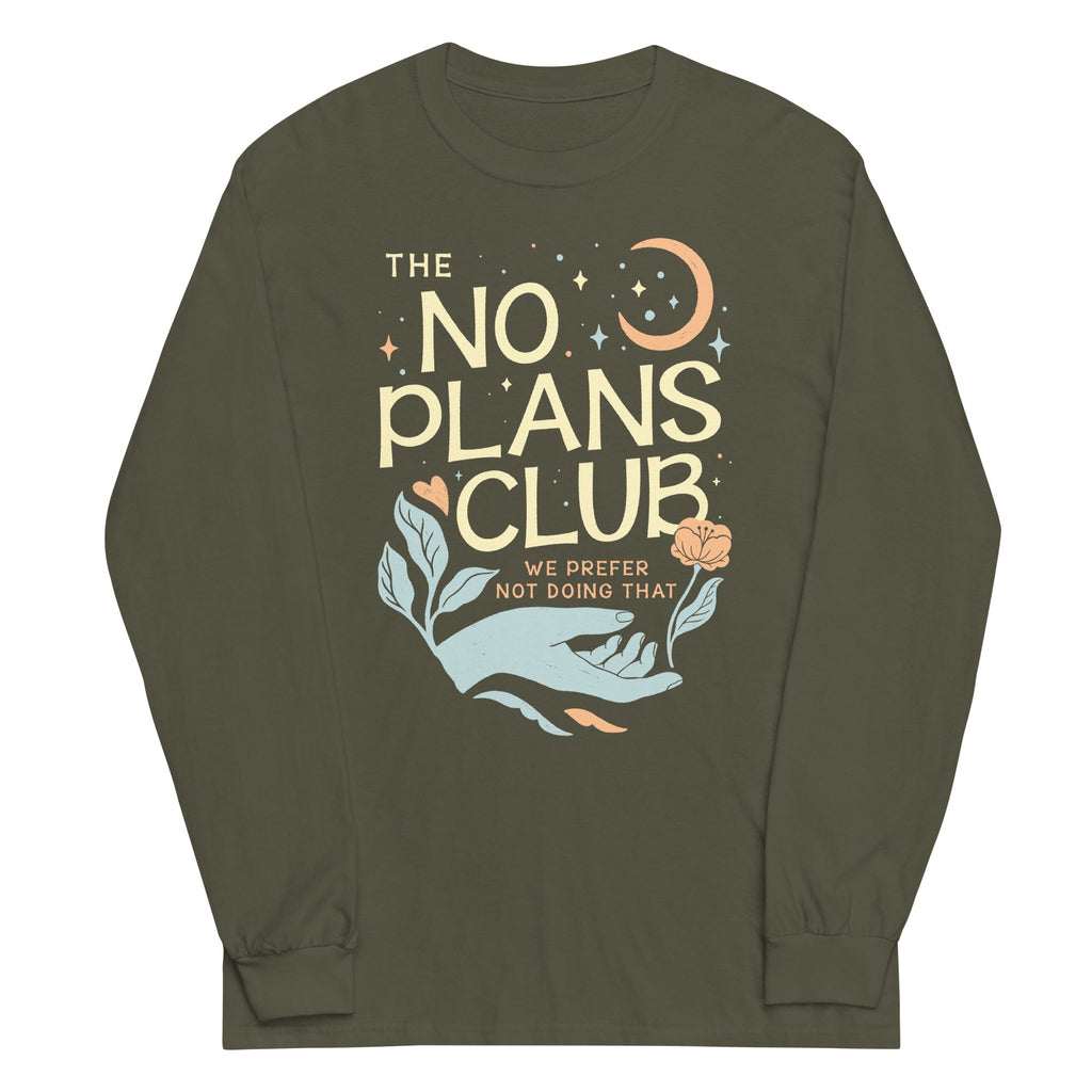No Plans Club Unisex Long Sleeve Tee