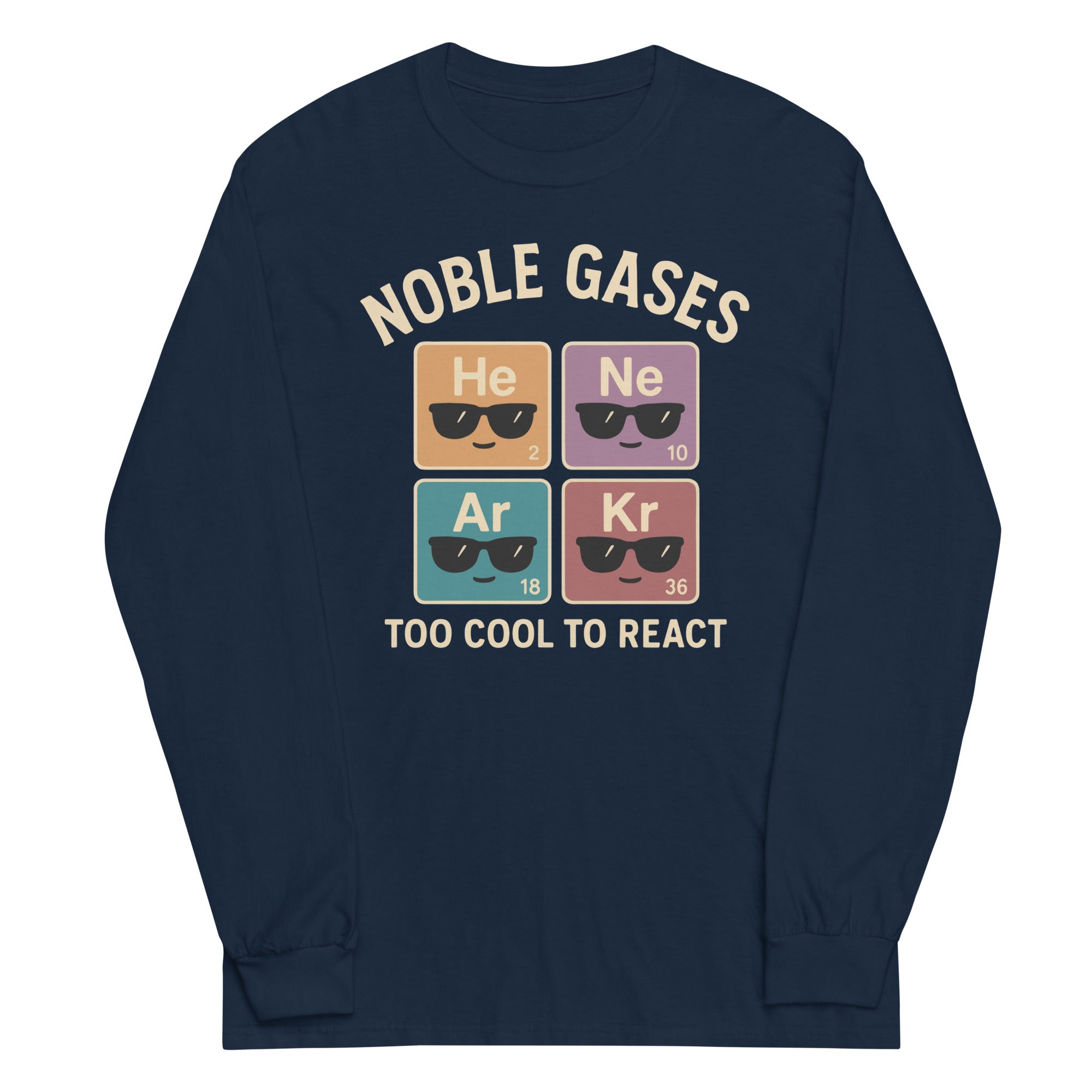 Noble Gases Unisex Long Sleeve Tee