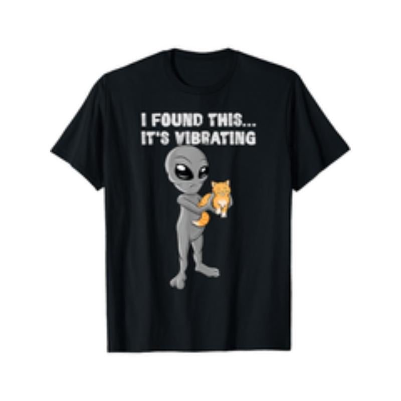 mens this its vibrating cat graphic Lightsaber brand shirt 100 cotton FOG breathable regular fit casual tee for halloween...
