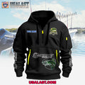 Mercury Marine Boats Fishing Custom Name Heavy Hoodie