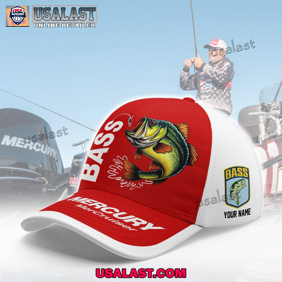 Mercury Marine Fishing Boat Custom Classic Hat Cap