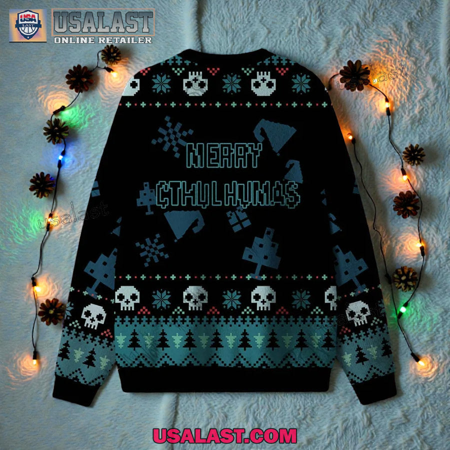 Merry Cthulhumas Ugly Christmas Sweater