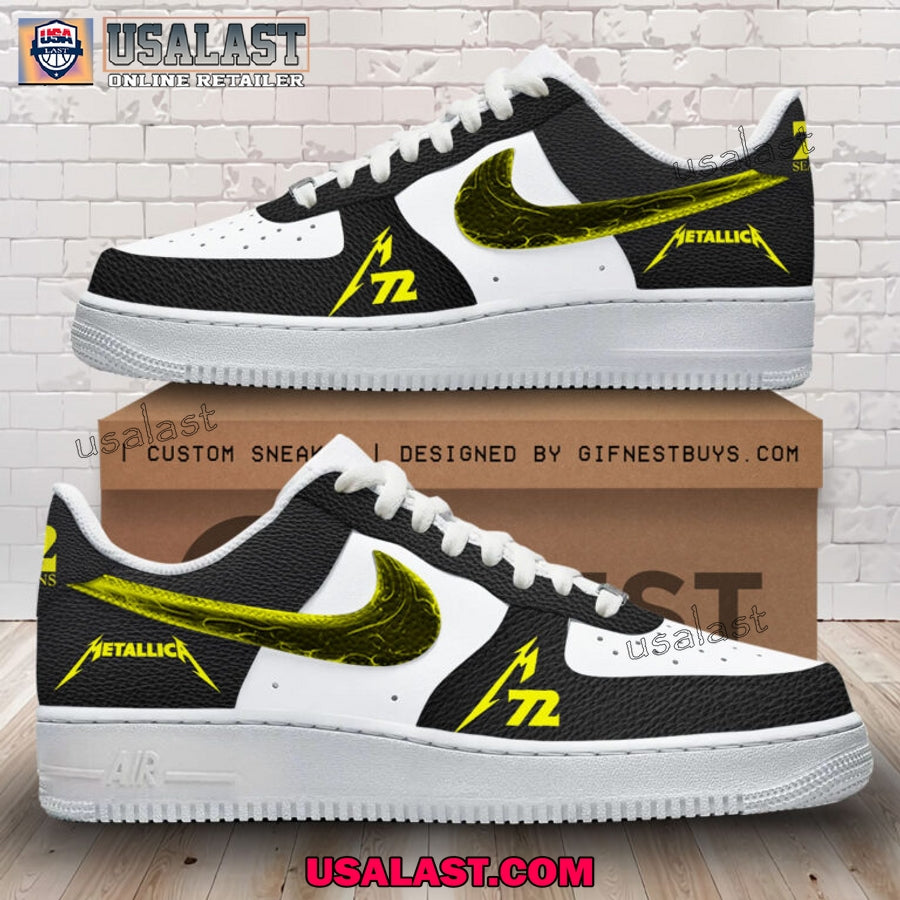 Metallica 72 Seasons Air Force 1s Shoes