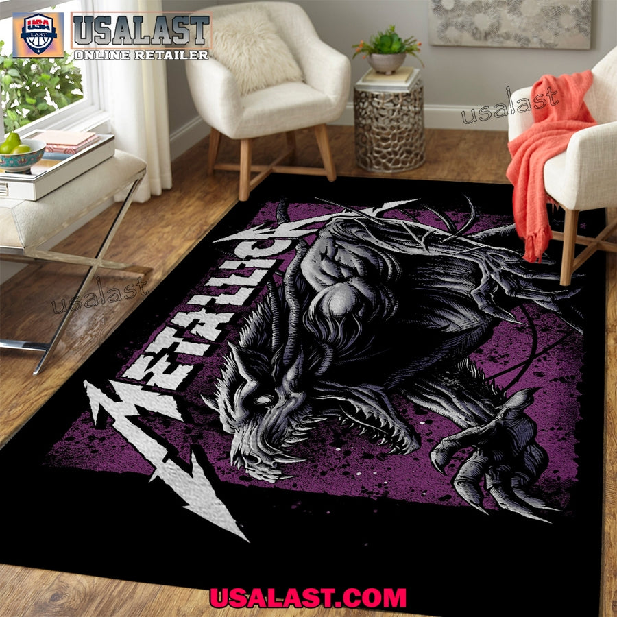 Metallica Band Monster Rectangular Rug