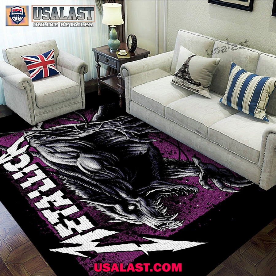 Metallica Band Monster Rectangular Rug