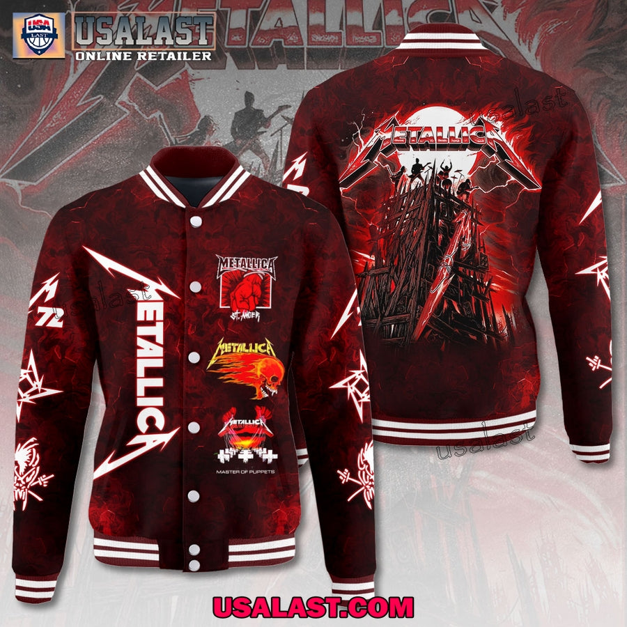 Metallica Band Premium Baseball Jacket