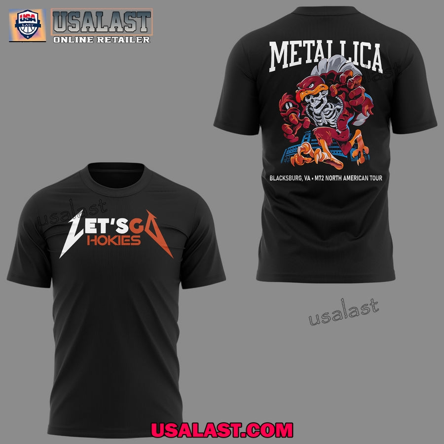Metallica Let’s Go Hokies Limited Edition Black Hoodie, T-Shirt