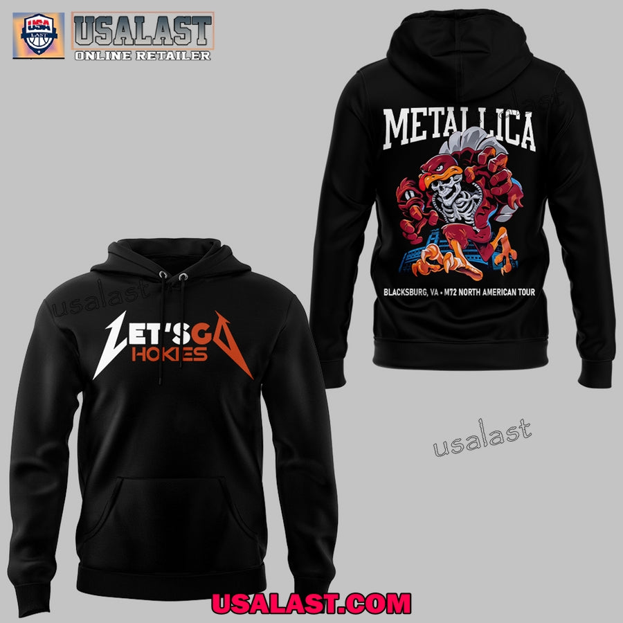Metallica Let’s Go Hokies Limited Edition Black Hoodie, T-Shirt