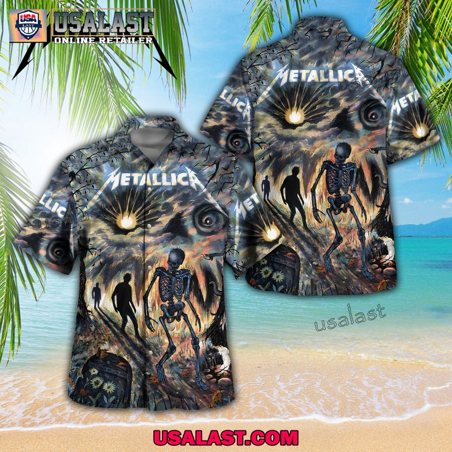 Metallica Sleepwalk My Life Away Hawaiian Shirt