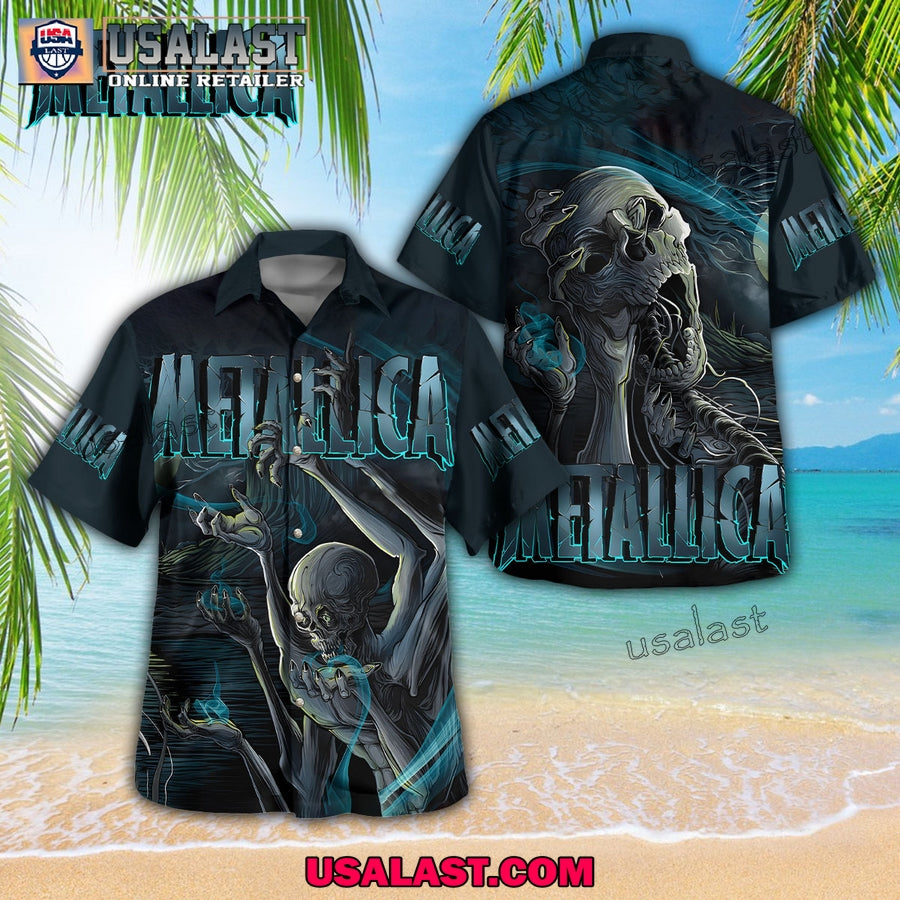 Metallica Soul Of Black Hawaiian Shirt