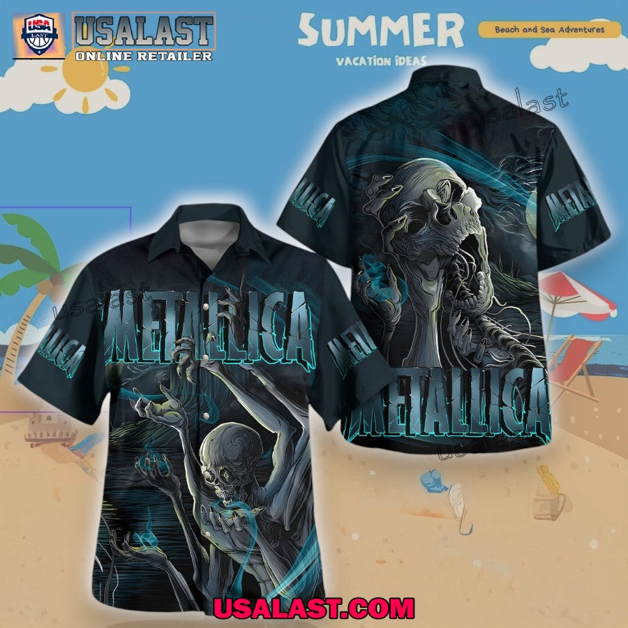 Metallica Soul Of Black Hawaiian Shirt