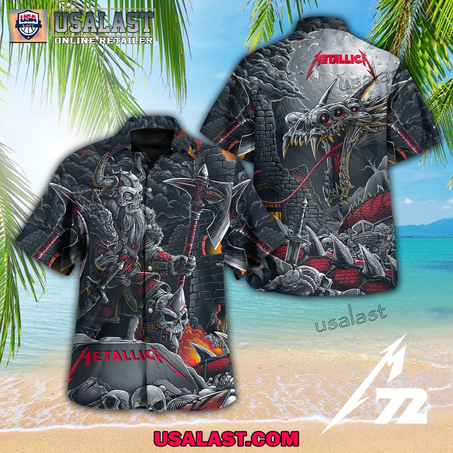 Metallica The Death Viking Hawaiian Shirt