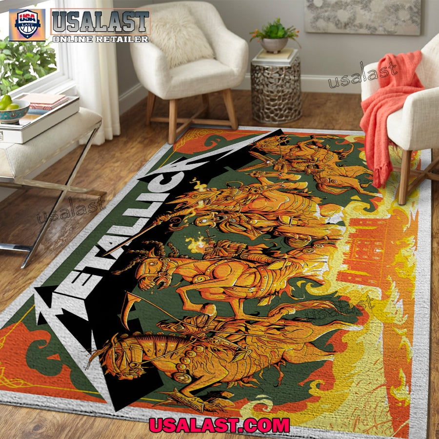 Metallica The Four Horsemen Rectangle Rug