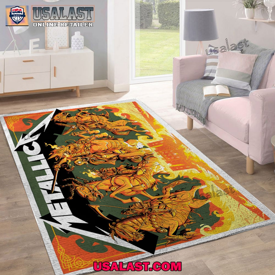 Metallica The Four Horsemen Rectangle Rug