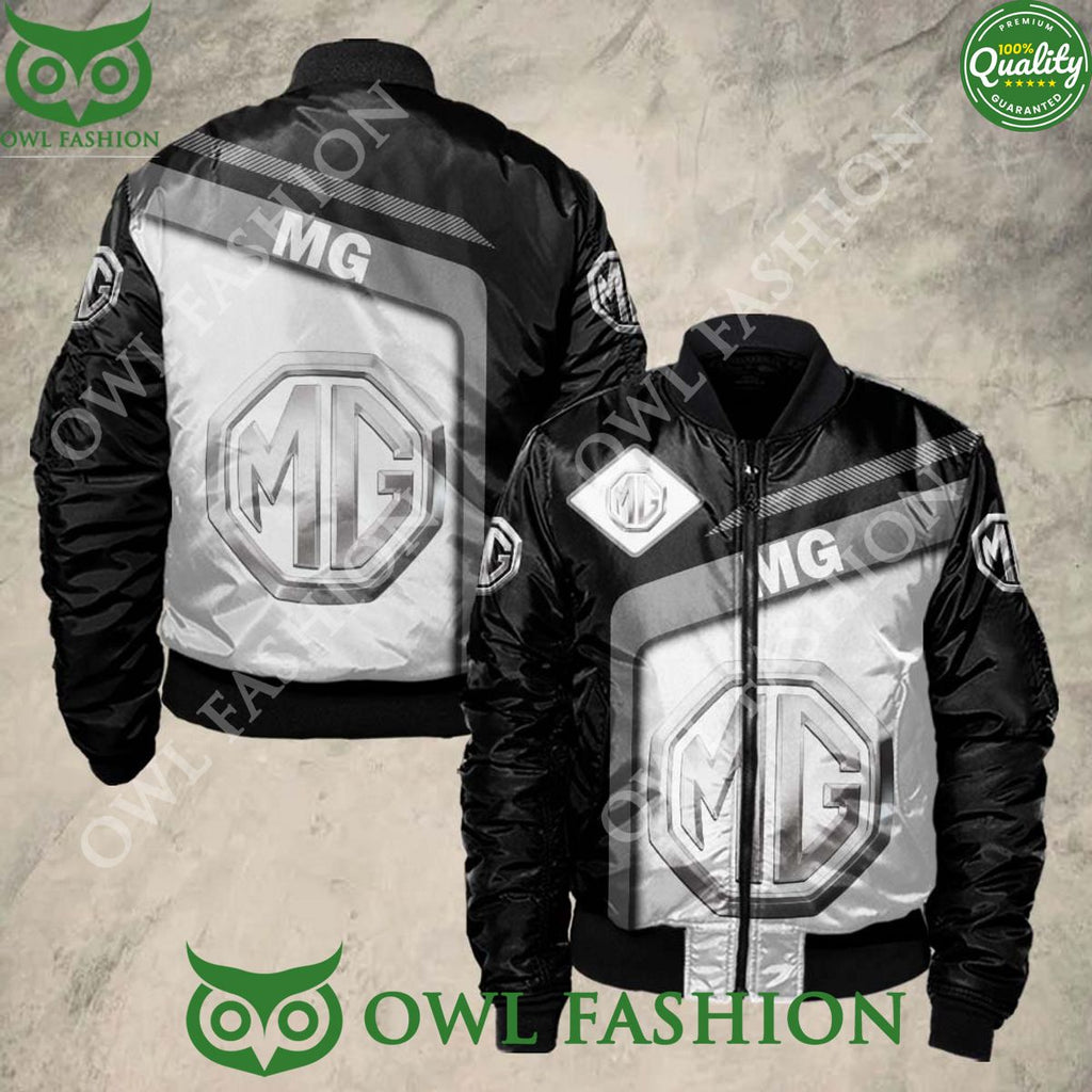 MG Car Car Bomber Jacket Printed