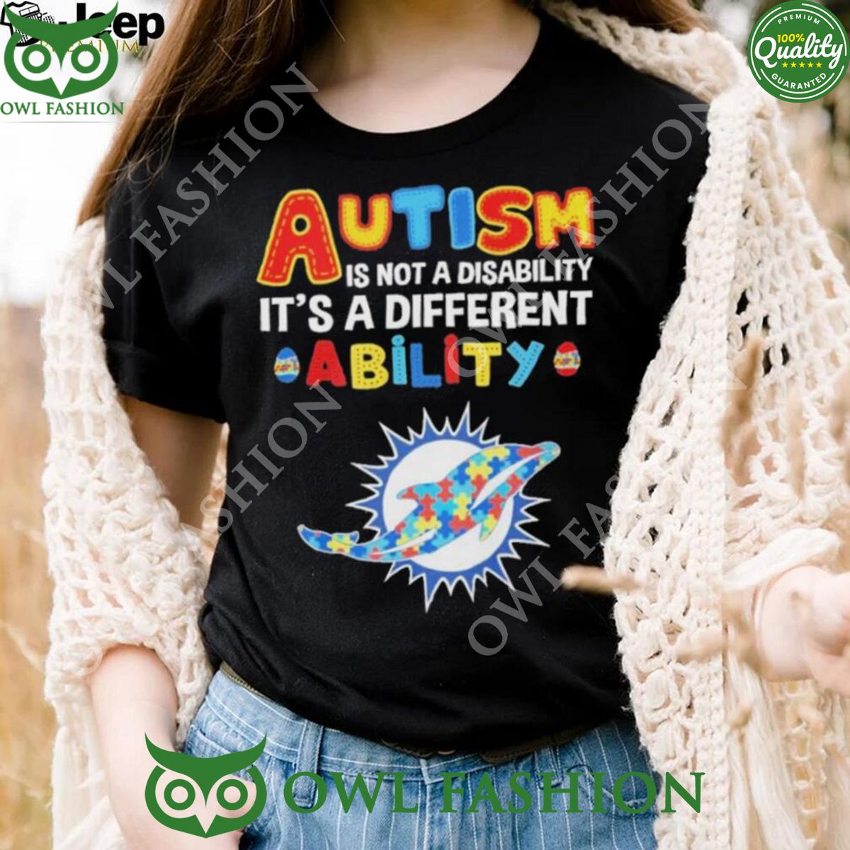 Miami Dolphins Autism Its a Different 2024 Shirt