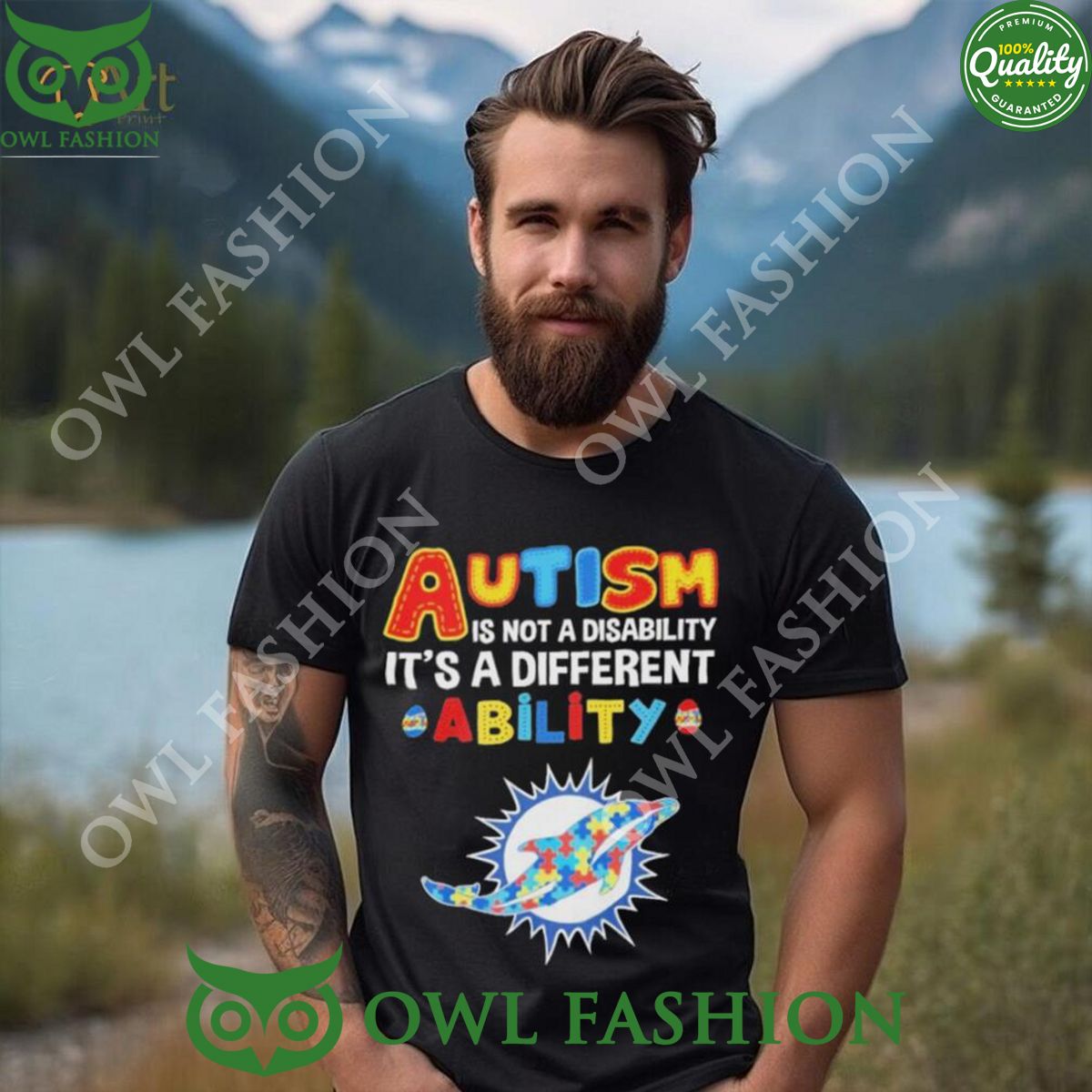 Miami Dolphins Autism Its a Different 2024 Shirt