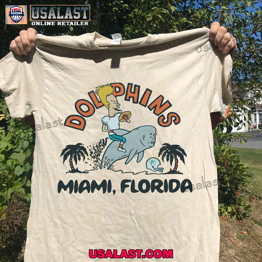 Miami Dolphins x Beavis and Butthead Apparel Tee Shirt, Sweatshirt