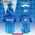 Miami Marlins Happy Father’s Day 2025 Baseball Jersey