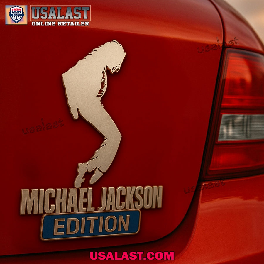 Michael Jackson Edition Car Emblem Custom 3D Badge