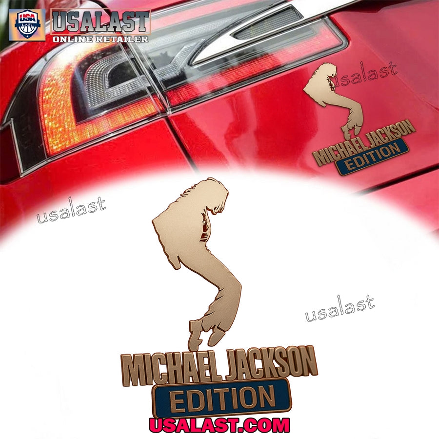Michael Jackson Edition Car Emblem Custom 3D Badge