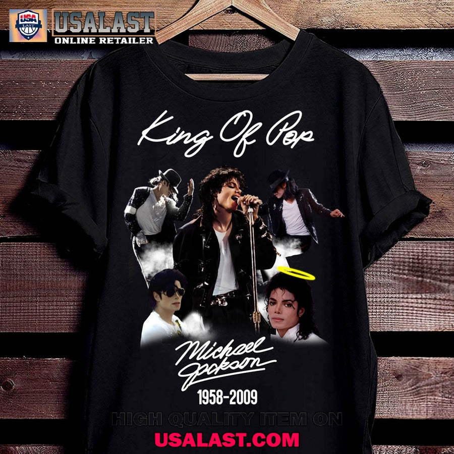 Michael Jackson King Of Pop 1958-2009 Unisex T-Shirt