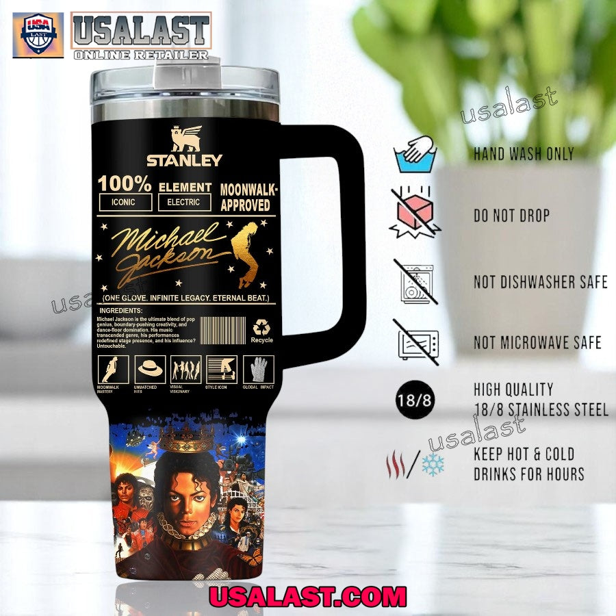 Michael Jackson Premium 40oz Tumbler