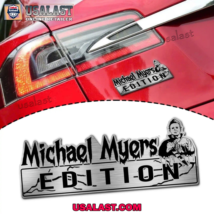 Michael Myers Halloween Custom 3D Car Badge Sticker